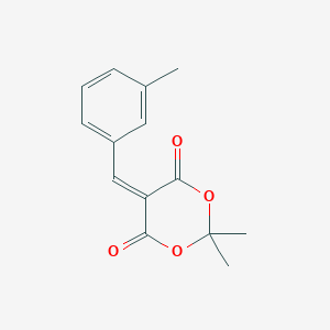 1,3-Dioxane-4,6-dione, 2,2-dimethyl-5-[(3-methylphenyl)methylene]-