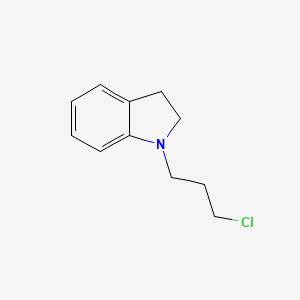 molecular formula C11H14ClN B8596642 1-(3-Chloropropyl)indoline 