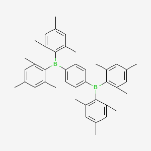 molecular formula C42H48B2 B8596649 1,4-Bis(dimesitylboryl)benzene CAS No. 92011-77-3
