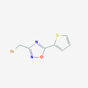 3-(Bromomethyl)-5-(2-thienyl)-1,2,4-oxadiazole