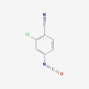 molecular formula C8H3ClN2O B8596693 3-Chloro-4-cyanophenyl isocyanate 