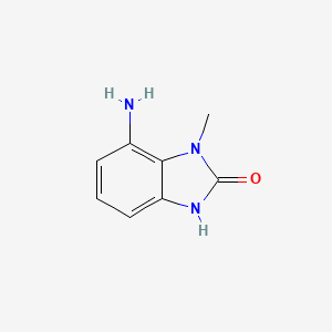 molecular formula C8H9N3O B8596709 7-Amino-1-methyl-1,3-dihydrobenzimidazol-2-one 