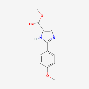 4-Carbomethoxy-2-(p-methoxyphenyl)imidazole