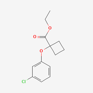 Ethyl 1-(3-chlorophenoxy)cyclobutanecarboxylate