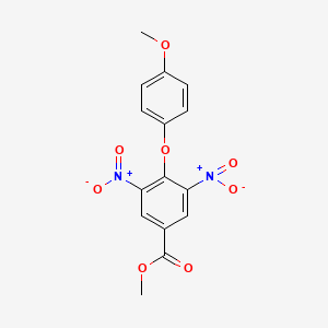 B8596918 Methyl 3,5-dinitro-4-(4-methoxyphenoxy)-benzoate CAS No. 33927-08-1