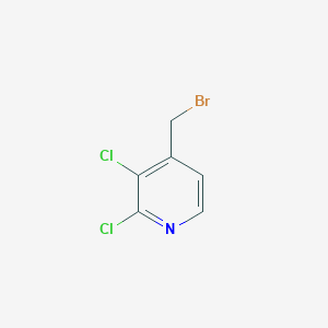 molecular formula C6H4BrCl2N B8596927 4-(Bromomethyl)-2,3-dichloropyridine 