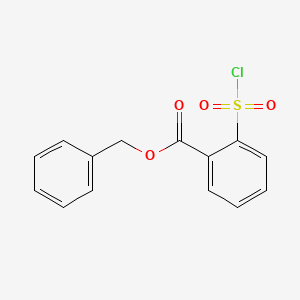 Benzyl 2-(chlorosulfonyl)benzoate