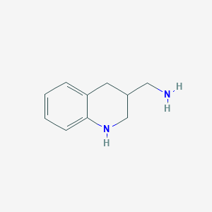 molecular formula C10H14N2 B8596968 (1,2,3,4-Tetrahydroquinolin-3-yl)methanamine 