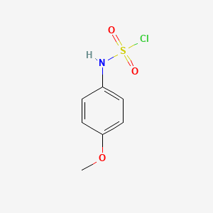 molecular formula C7H8ClNO3S B8597030 4-Methoxyphenylsulfamoyl chloride 