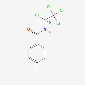 4-Methyl-n-(1,2,2,2-tetrachloroethyl)benzamide