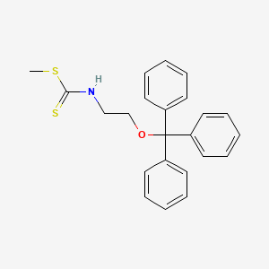 Methyl [2-(triphenylmethoxy)ethyl]carbamodithioate