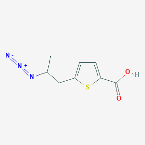 5-(2-Azidopropyl)thiophene-2-carboxylic acid