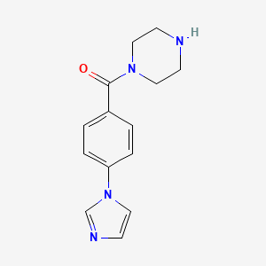 1-[4-(1H-Imidazol-1-yl)benzoyl]piperazine