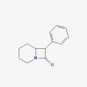 molecular formula C13H15NO B8597131 7-Phenyl-1-azabicyclo[4.2.0]octan-8-one 