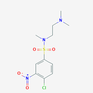 N-(2-dimethylaminoethyl)-N-methyl-4-chloro-3-nitrobenzenesulfonamide