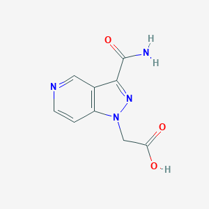 2-(3-carbamoylpyrazolo[4,3-c]pyridin-1-yl)acetic acid