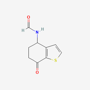 N-(7-Oxo-4,5,6,7-tetrahydro-1-benzothiophen-4-yl)formamide