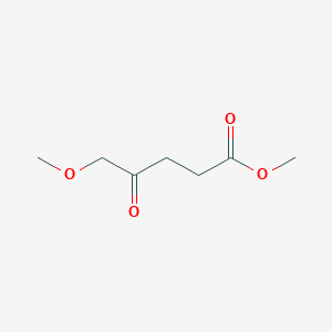 molecular formula C7H12O4 B8597323 4-Methoxy-3-oxo-butanecarboxylic acid methyl ester 