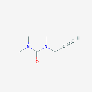 molecular formula C7H12N2O B8597331 N,N,N'-trimethyl-N'-prop-2-yn-1-ylurea 