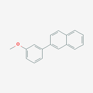 molecular formula C17H14O B8597345 2-(3-Methoxyphenyl)naphthalene 