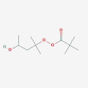 4-Hydroxy-2-methylpentan-2-yl 2,2-dimethylpropaneperoxoate