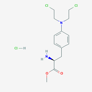 L-Alanine, 3-(p-(bis(2-chloroethyl)amino)phenyl)-, methyl ester, monohydrochloride