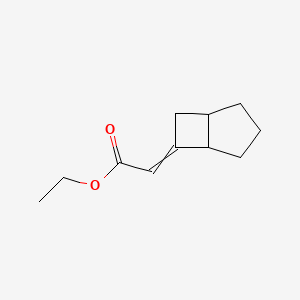 B8597429 Ethyl (bicyclo[3.2.0]heptan-6-ylidene)acetate CAS No. 343856-30-4