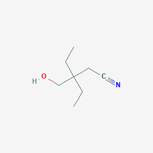 3-Ethyl-3-hydroxymethyl-pentanenitrile