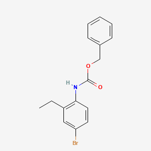 benzyl N-(4-bromo-2-ethylphenyl)carbamate