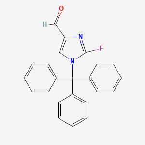 2-Fluoro-1-trityl-1H-imidazole-4-carbaldehyde