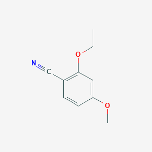 molecular formula C10H11NO2 B8597536 2-Ethoxy-4-methoxybenzonitrile 