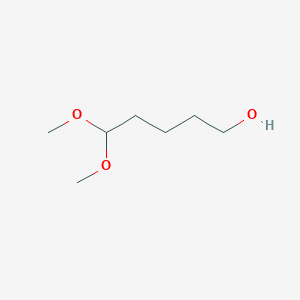 molecular formula C7H16O3 B8597570 5,5-Dimethoxypentanol 