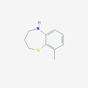 9-Methyl-2,3,4,5-tetrahydro-1,5-benzothiazepine