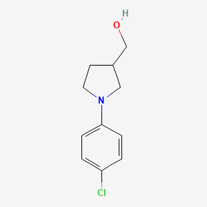1-(4-Chlorophenyl)-3-hydroxymethylpyrrolidine
