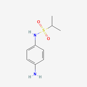 molecular formula C9H14N2O2S B8597864 N-(4-aminophenyl)propane-2-sulfonamide 