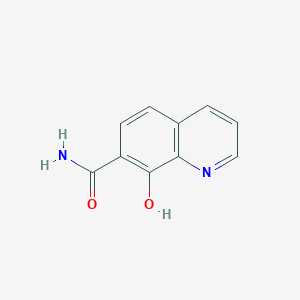 molecular formula C10H8N2O2 B8597888 8-Hydroxy-7-quinolinecarboxamide 