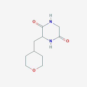3-(tetrahydro-2H-pyran-4-ylmethyl)-2,5-piperazinedione