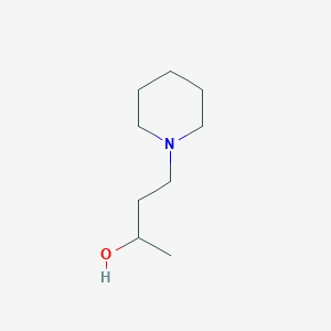 molecular formula C9H19NO B8597924 4-Piperidinobutane-2-ol CAS No. 71648-40-3