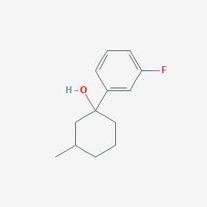 1-(3-Fluorophenyl)-3-methylcyclohexan-1-ol