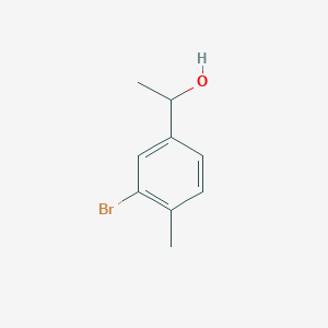 molecular formula C9H11BrO B8597976 1-(3-Bromo-4-methylphenyl)ethanol 