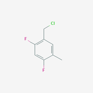molecular formula C8H7ClF2 B8598004 1-Chloromethyl-2,4-difluoro-5-methyl-benzene 