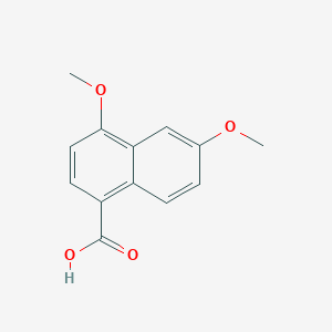 molecular formula C13H12O4 B8598024 4,6-Dimethoxynaphthalene-1-carboxylic acid CAS No. 84533-48-2