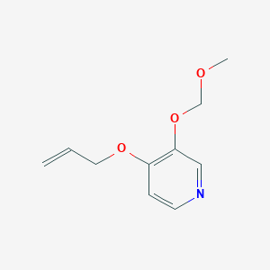 molecular formula C10H13NO3 B8598054 4-(Allyloxy)-3-(methoxymethoxy)pyridine 