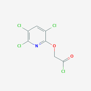 B8598059 [(3,5,6-Trichloropyridin-2-yl)oxy]acetyl chloride CAS No. 81695-17-2