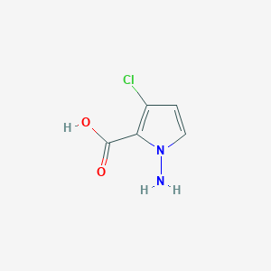 1-Amino-3-chloro-1H-pyrrole-2-carboxylic acid