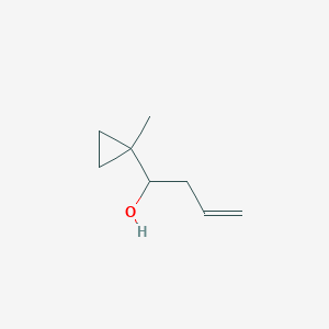 molecular formula C8H14O B8598085 1-(1-Methylcyclopropyl)but-3-en-1-ol 