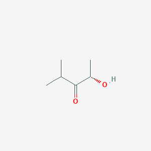 molecular formula C6H12O2 B8598148 (2S)-2-hydroxy-4-methylpentan-3-one CAS No. 86838-21-3