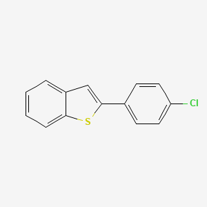 molecular formula C14H9ClS B8598155 2-(4-Chlorophenyl)-1-benzothiophene 