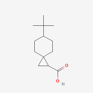 molecular formula C13H22O2 B8598161 6-tert-butylspiro[2.5]octane-1-carboxylic Acid 