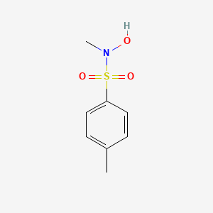 molecular formula C8H11NO3S B8598197 N-Hydroxy-N,4-dimethylbenzene-1-sulfonamide CAS No. 139673-29-3